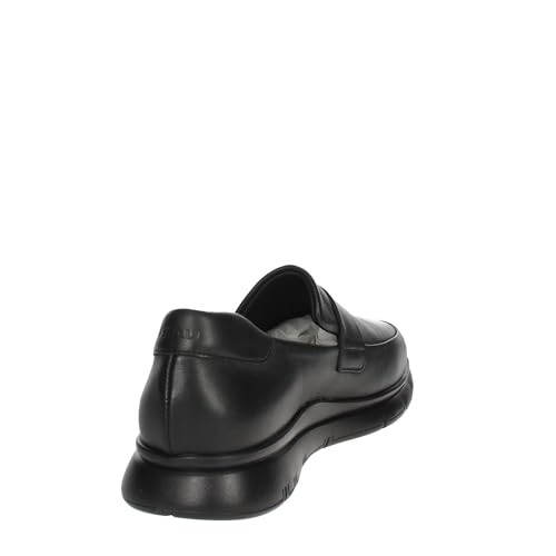 Mocasines de piel Frau 09N5 XL para hombre en color negro con plantilla confort 3