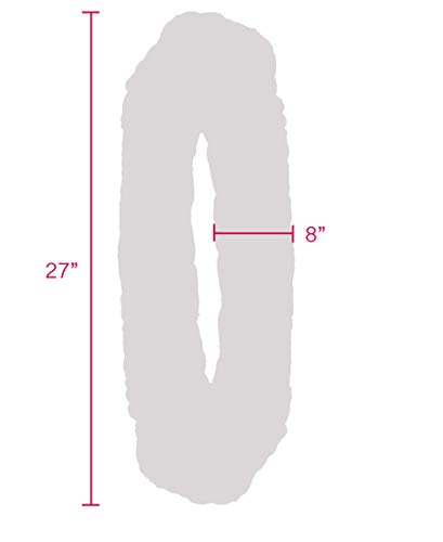 Leto Collection Soft Woven Stylish Cold Weather Warm Chunky Thick Knit Infinity Loop Scarf (One Size, Grey) #TOP6