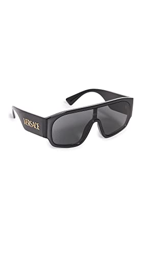 Versace Woman Sunglasses Black Frame, Dark Grey Lenses, 0MM