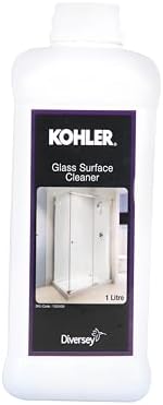 Kohler Glass Surface Cleaner Liquid 1000 ml for stubborn spots | No Health Hazards, Non-toxic, Safe for Kids | Lab Tested and Certified for no corrosion | Biodegradable, Eco-friendly