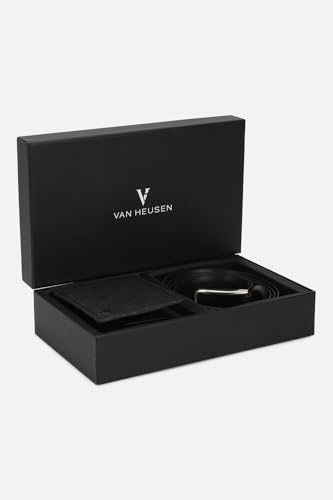 Image of Van Heusen Men Leather Belt & Wallet Combo Pack