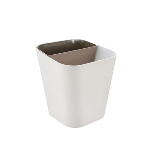 Poubelle de table carrée en résine plastique L tri des déchets recyclables