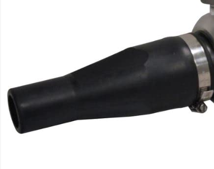 Con Forms 2" ID Concrete Pump Placing LIne Shotcrete System Nozzle Tip - 7.5" Long (191mm), High Velocity, Rubber Nozzle Tip