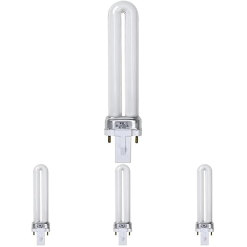 COATI Recambio Bombilla LED Mata Mosquitos, Cristal, Blanca, Mediano (Paquete de 4)