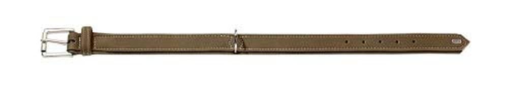 HUNTER Hunting Collar de Perro de Cuero Nobuck Resistente Suave 55 (M), Color marrón