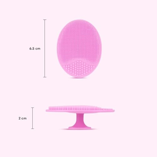Episkey Silicone Face Scrubber Exfoliator, Soft Face Brush, Facial Cleansing Brush, Acne Blackheads Removing, Acne Pore Pad for Deep Cleaning Skin Care for Girls & Women's (FS-LP) - Image 7