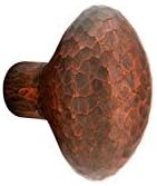 EMTEK Arts & Crafts Tubular Entry Set w/Matching Finish Hammered Egg Knob - Available in 4 Finishes - 4812HEUS10B - Oil Rubbed Bronze (US10B)