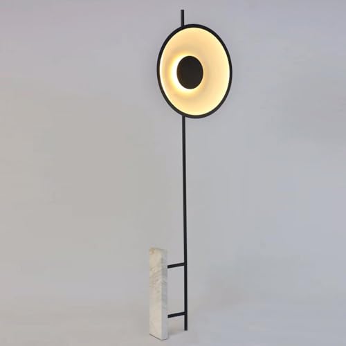 Lámpara de pie moderna – Elegante luz LED de pie para sala de estar, dormitorio, oficina y hotel – Accesorio de iluminación decorativa de lujo (estilo 64)