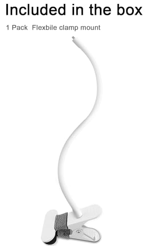 Baby Monitor Mount Compatible with Nanit Pro Smart Baby Monitor & Also for Cameras with 1/4 Screw Moun,t 15.7 inches Flexible Long Gooseneck ArmBaby Camera Holder Stand Without Tools or Wall Damage