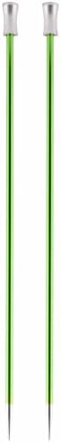 Knit Pro KP47299 Zing: Knitting Pins: Single Ended: 35cm x 4.00mm, 4mm Blue