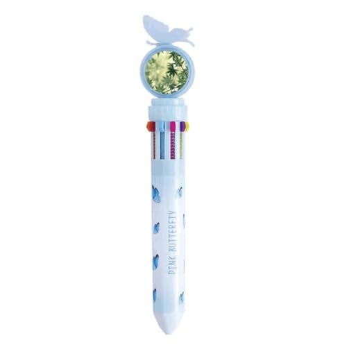Stylo à bille rétractable multicolore au motif érable pour fournitures scolaires
