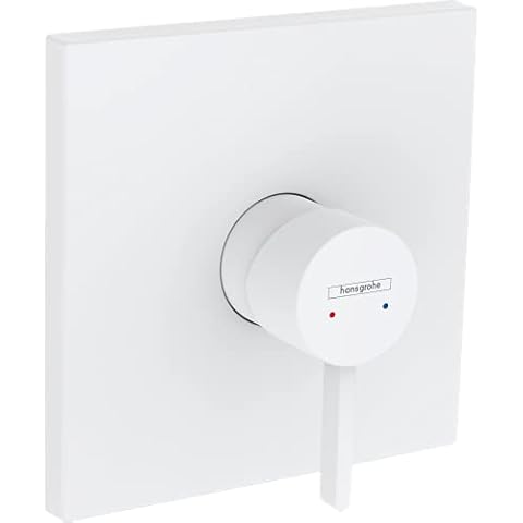 Grifo de ducha empotrado blanco mate Hansgrohe Finoris Cover