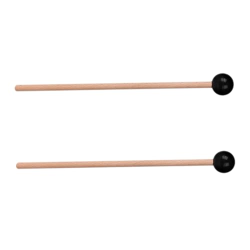 2 baquetas mini para tambores y xilófono con mango de madera