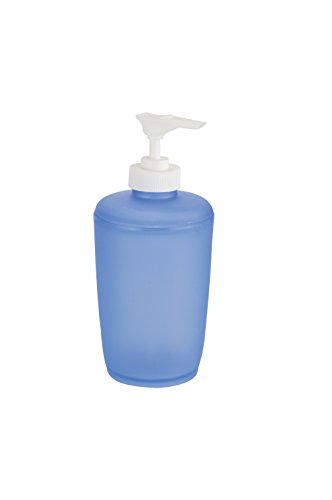 Preisvergleich Produktbild WENKO 15301100 Seifenspender Arktis, Flüssigseifen-Spender, Spülmittel-Spender Fassungsvermögen: 0,275 l, Polypropylen, 7,2 x 15,8 x 7,2 cm, blau