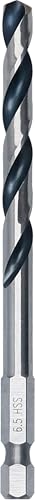 Bosch 1x Metal HSS Twist Drill Bit with Hex Shank (for Steel, Non-Ferrous Metals, Ø 6,50 mm, Professional Accessory Drill Drivers)