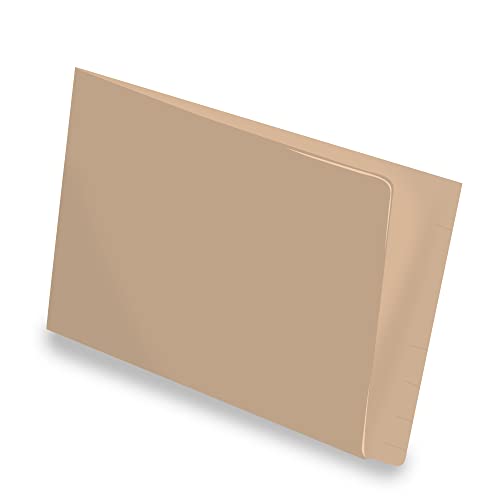 Doctor Stuff Manila Pocket File Folders - Mini Size Reinforced End Tab Pocket, 11 Pt Manila Stock, Carton Of 500 #TOP5