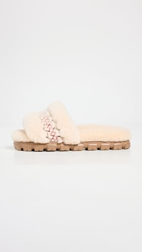 UGG Women's Cozetta Ugg Braid Slipper, Natural, 7 | Image 4