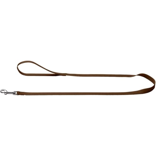 Hunter Führleine London MINI | Braun | Größe 10/140 | weich & leicht | reißfest & schnelltrocknend | pflegeleicht & formstabil | ideal für Spaziergänge | leuchtende Farbe für Alltag & Abenteuer