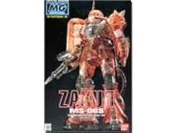 Amazon.com: Gundam MG Zaku II MS-06S 1/100 Scale (Crystal