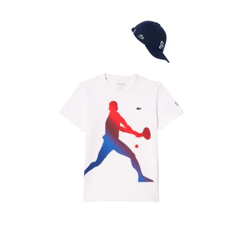 Lacoste Men's Sport Tennis X Novak Djokovic T-Shirt and Cap Set2