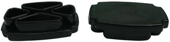 Flat Rectangular 1-7/8'' Insert Glides for Patio Furniture Tubes/Legs (16)