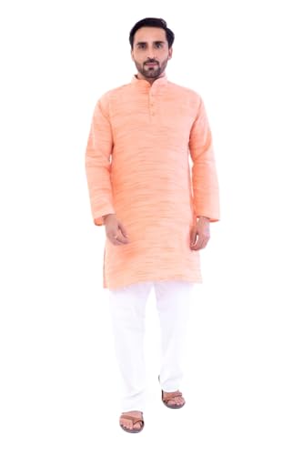 Image of Men's Khadie Cotton Relaxed Straight Kurta