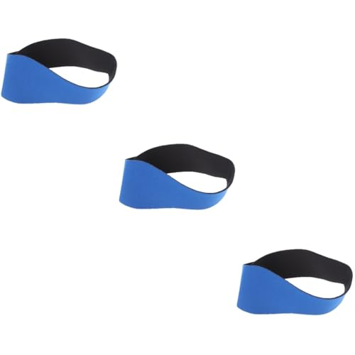Toddmomy 3pcs Swimming Headband Adjustable Ear for Boy Girl Adults Dark for Yoga Diving and Water Activities Design for Comfort and Safety