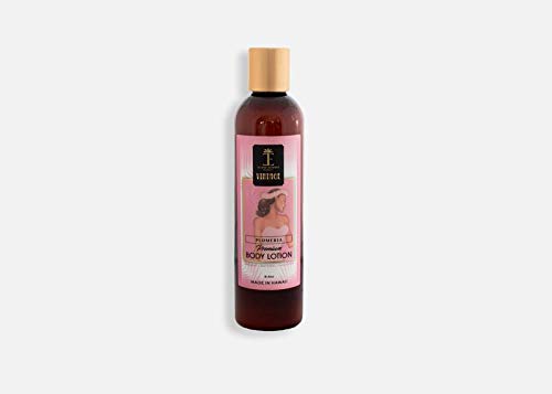 Island Essence - Plumeria Premium Body Lotion, 8.5oz - Natural Vegan Body Care From Hawaii