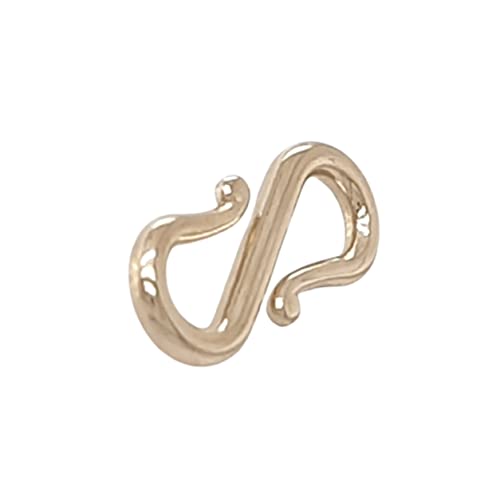 Cierre de gancho en S de oro amarillo de 12,5 mm CRAFT WIRE 6
