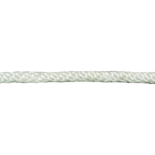 Attwood 11724-1 Solid Braid Multifilament Polypropylene Anchor Line With Thimble 3/8-Inch X 100-Feet, White #TOP4