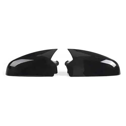 Capuchon rétroviseur pour Opel Astra H MK5 2004-2009 coque noir brillant