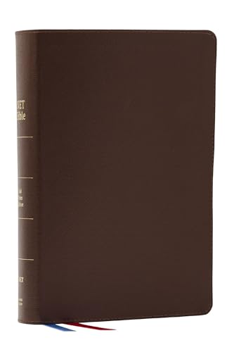 NET Bible, Full Notes Edition (NET, Brown Genuine Leather, Comfort Print): Holy Bible