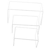 Homoyoyo 3Stücke Kosmetikständer Teiliges Transparentes Lagerregal für Schmuck Kosmetik Eleganter Schmuckhalter für Zuhause zur Aufbewahrung von Armbändern Ohrringen