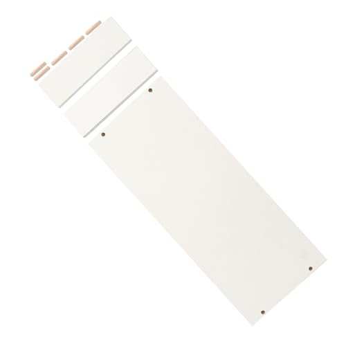 VILLCASE Soporte para Monitor de Madera , Elevador de Pantalla para Ordenador de Sobremesa, Estante Multifuncional para Oficina y Hogar, Base Regulable para Monitor y Soporte