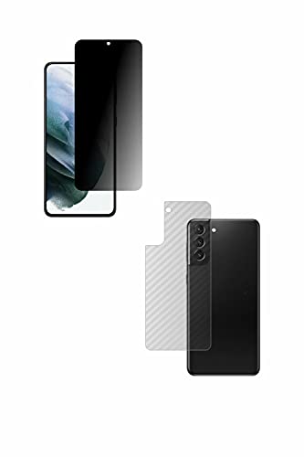 [2���g(���+�w��)] ClearView �T���X�� Galaxy S21+ 5G�p [�̂������h�~] �t���ی�t�B���� �v���C�o�V�[�ی�^�C�v�{�J�[�{���� �w�ʕی�t�B���� ���{�� [�w��F�ؔ�Ή�]