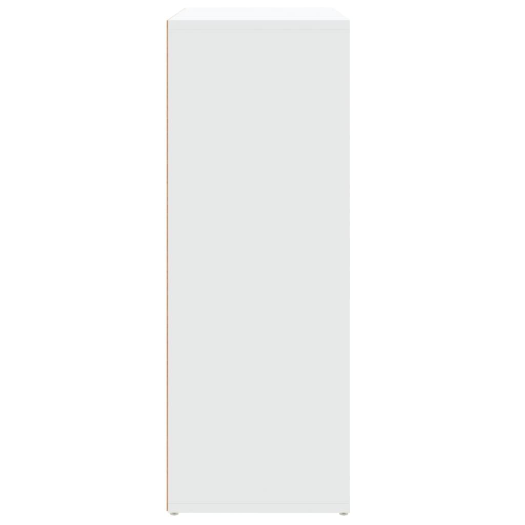 Credenza bianca, 60 x 31 x 84 cm, comò in legno