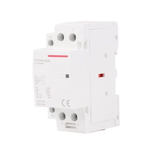 Contacteur modulaire YCCH6 2P 25A 220V pour tableau électrique domestique