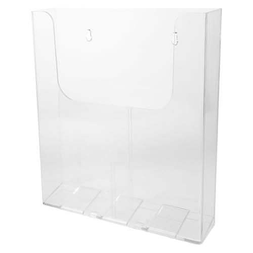 Organizador Acrílico A4 Elegante de Pared con Estructura Resistente WOONEKY Premium