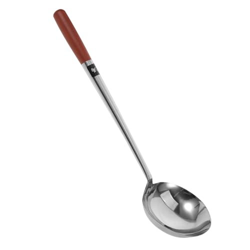 Cucharón de acero inoxidable PRETYZOOM con mango ergonómico para servir 2