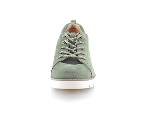 Vionic Women's Charm Ballari Oxford Lace Up Loafers- Supportive Casual Shoes With Concealed Orthotic Arch Support That Include Three-Zone Comfort With Orthotic Insole Arch Support, Olive 9 Medium #TOP24