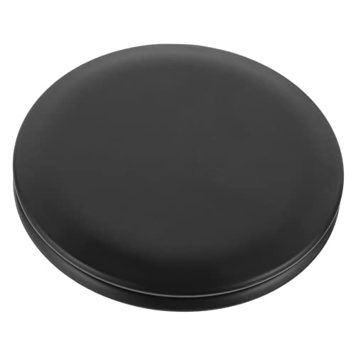 Beavorty Folding Vanity Mirror Mini Makeup Mirror X10 Black Round Glass Mini Mirror #TOP1