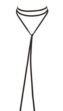Streamline Black Faux Leather String Tie-up Choker for Women/Girls (B01N44BU4C) Amazon Price History, Amazon Price Tracker