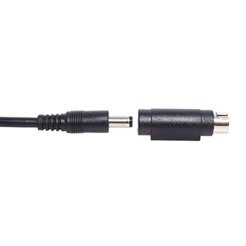 Adaptador 5.5x2.5mm a 4 pines Negro Zaagot miniatura 3