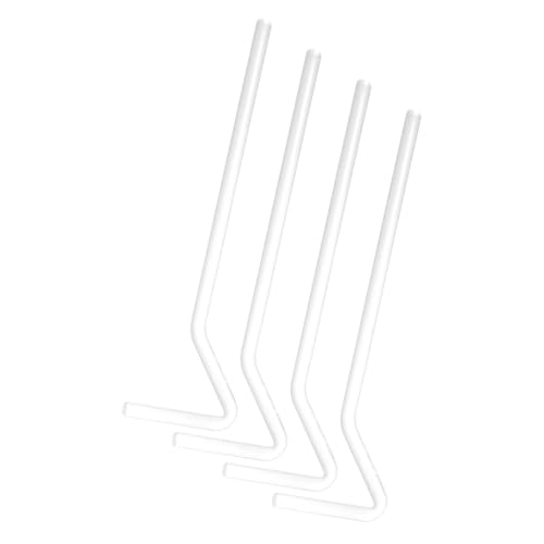 HIAKDOFT - HIAKDOFT Lot De 4 Tiges D’étalement En Verre 6mm Pour Culture Cellulaire, Verre Résistant Haute Température, Accessoires Pour Propagation De Cellules En Laboratoire Biologique