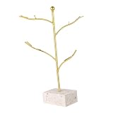 Holibanna 1pieza Soporte Para Joyería Forma De Árbol Exhibidor De Pendientes y Organizador De Joyería Decorativo Para y Tienda