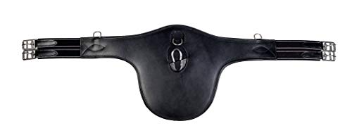 Sattelgurt mit Brustschutz HKM en néoprène pour la protection du poney