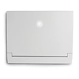 MightySkins Glossy Glitter Skin Compatible with Alienware X14 (2022) Full Wrap Kit - Solid White | Protective, Durable High-Gloss Glitter Finish | Easy to Apply & Change Styles | Made in The USA