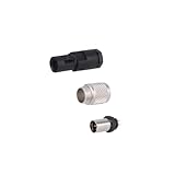 99 0413 00 05 Connecteur: M9 prise mâle mâle Plaquage: doré 125V IP67...