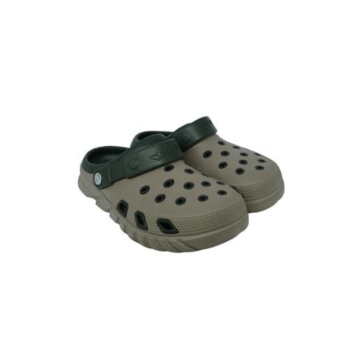 Image of Classic Men's and Women's Clogs, Black and Grey, Ultra-Light, Breathable, Anti-Skid, Quick-Dry Slip-On Water Sandals for Summer, Travel, and Casual Wear