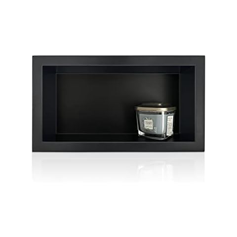 Neodrain BA153010-15 x 30 x 10 cm Stainless Steel Wall Recess Black Cover